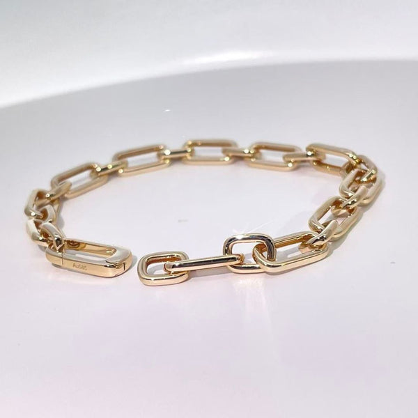 PAPERCLIP PAVÉ BRACELET