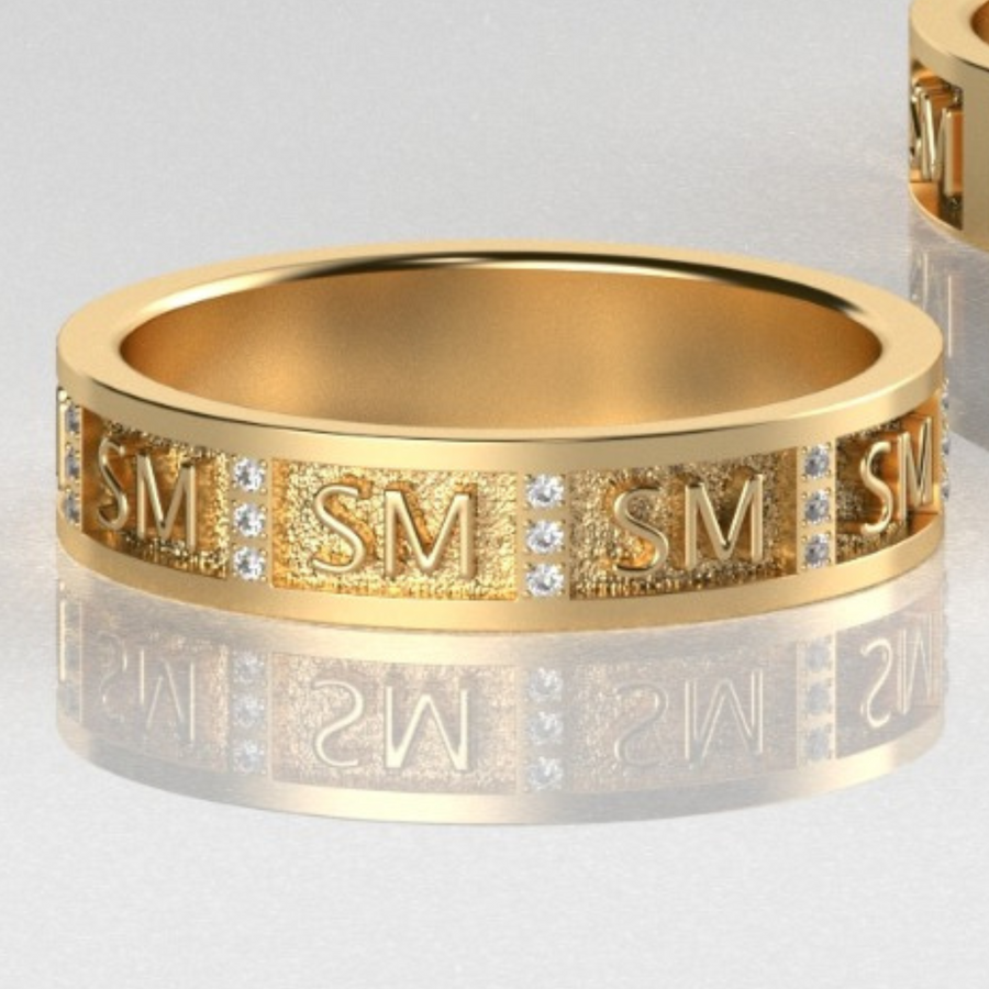 ANAHITA Ring in Gelbgold